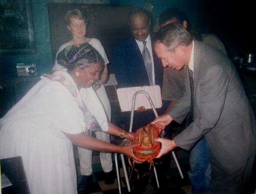 Project visit by Former Us Ambassador to Ethiopia, HE Ambassador David Shinne 